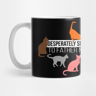 Cat lady seeking a husband Mug